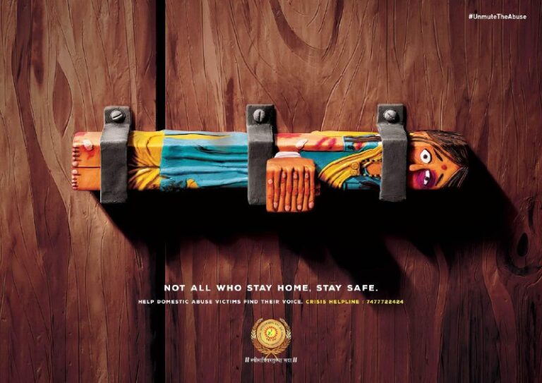 ایده تبلیغاتی خشونت خانگی درهند