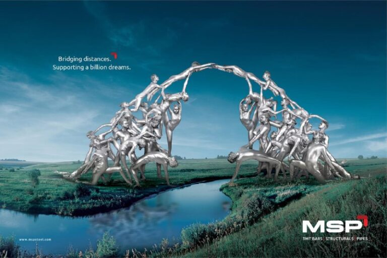 ایده تبلیغاتی سازه‌های فلزی