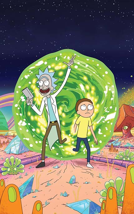 مجموعه تصویر زمینه فوق العاده با کیفیت و جذاب کارتون ریک و مورتی rick and morty