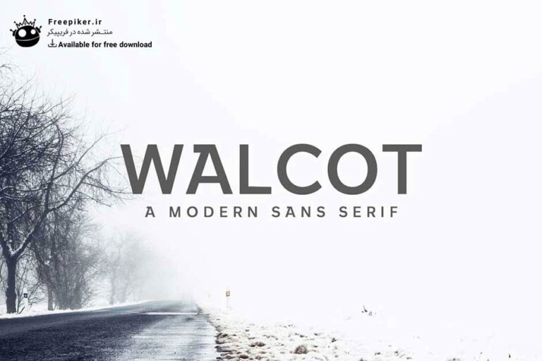 فونت پولی Walcot