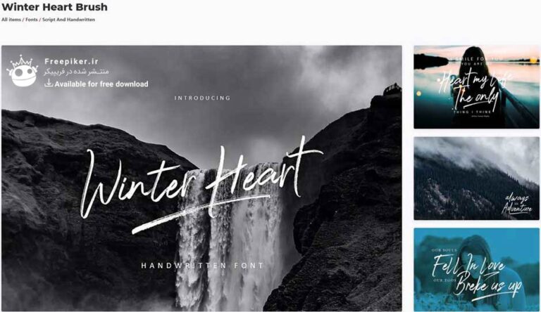 فونت پولی Winter