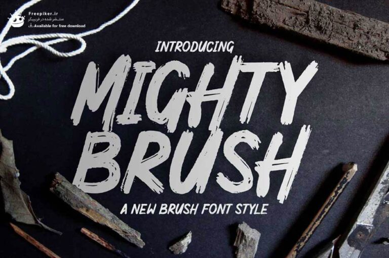 فونت پولی mighty