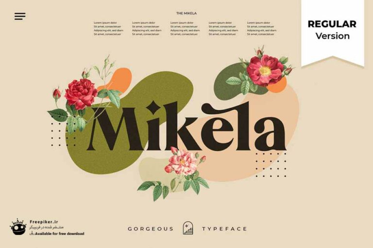 فونت پولی mikela