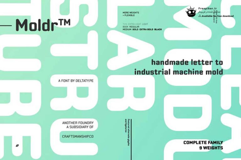 فونت پولی moldr