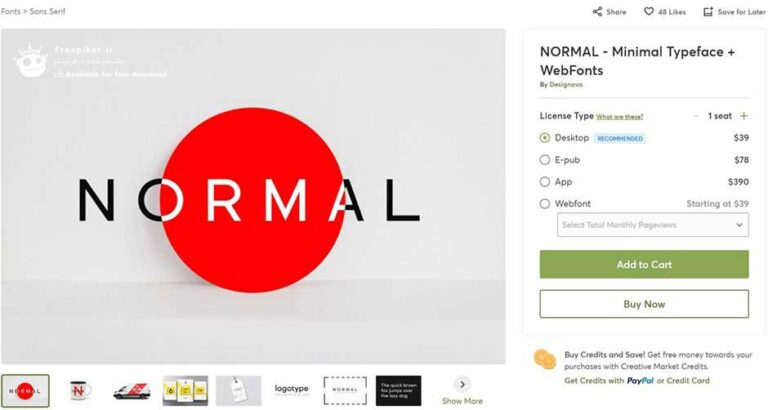 فونت پولی normal