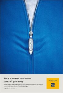 ایده تبلیغاتی بانک یونانی