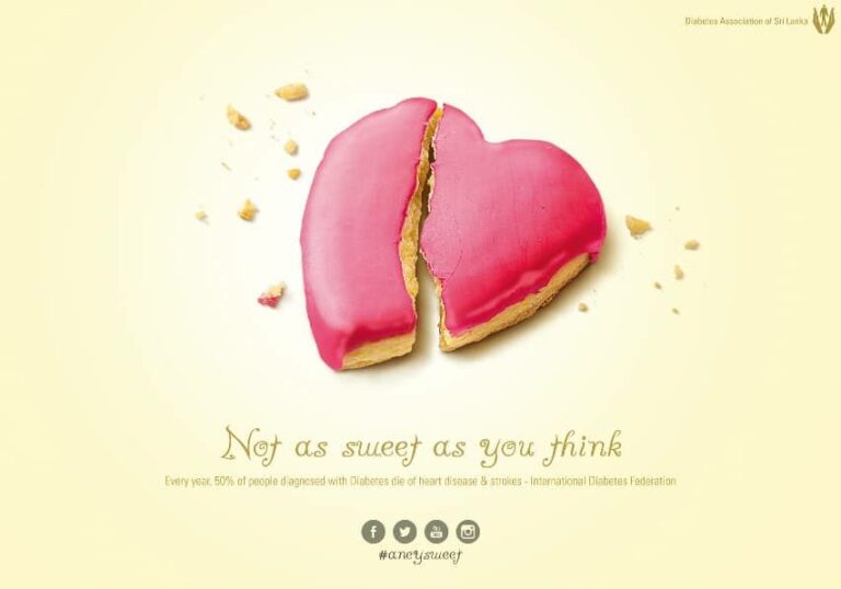 کمپین تبلیغاتی انجمن دیابت سریلانکا