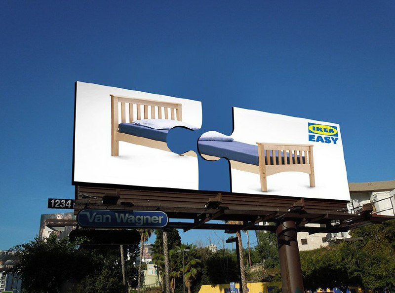 بیلبورد تبلیغاتی شرکت IKEA
