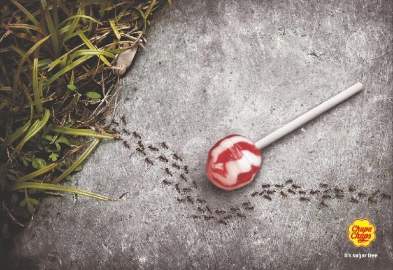 ایده تبلیغاتی شکلات فاقد شکر