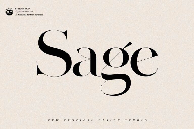 فونت پولی sage