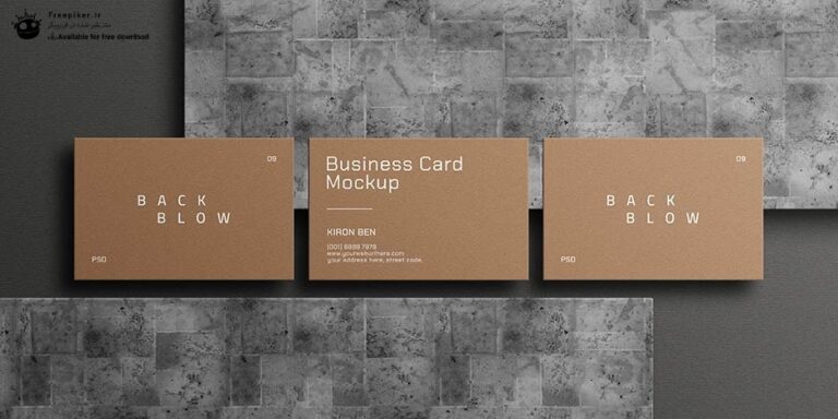 موکاپ کار وزیت روی صفحه گرانیتی