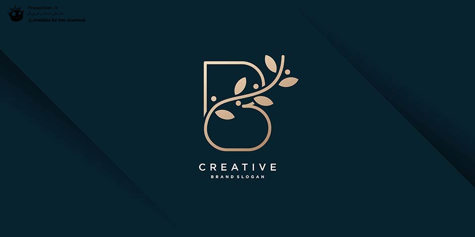 لوگوی خلاقانه مخصوص سالن های زیبایی با حرف B انگلیسی