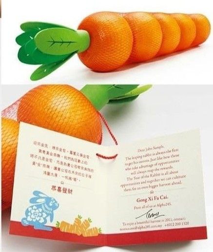 بسته بندی خلاقانه پرتقال