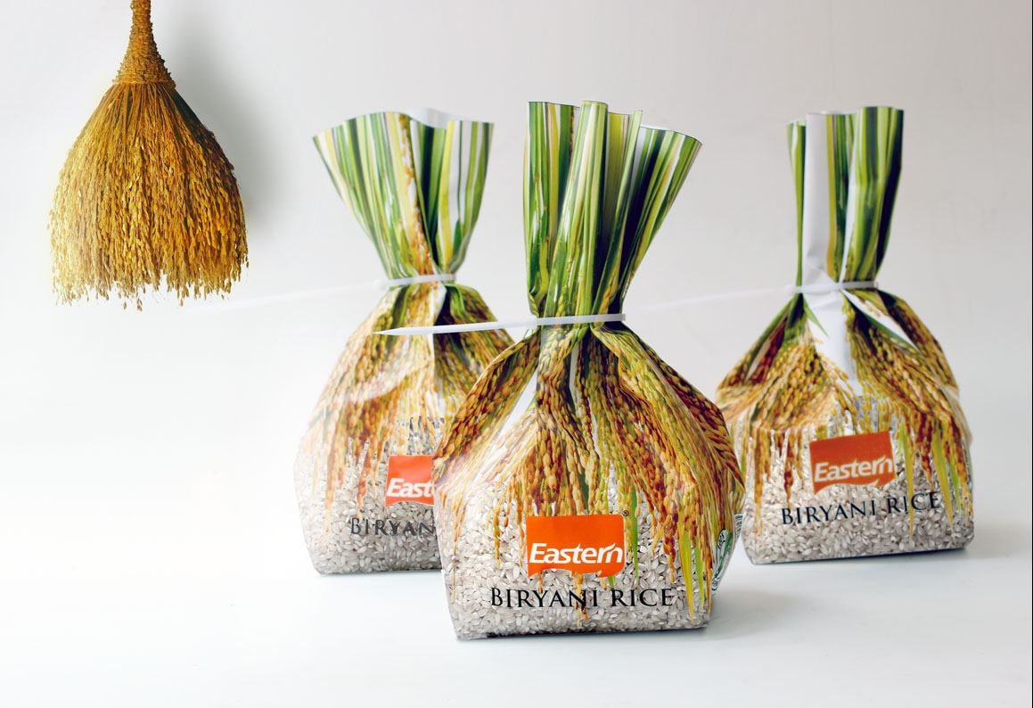 بسته خلاقانه برنج