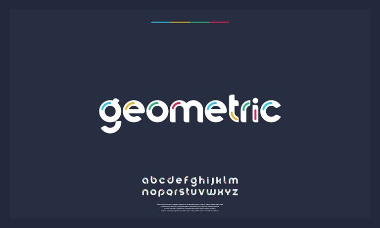 فونت پولی geometric