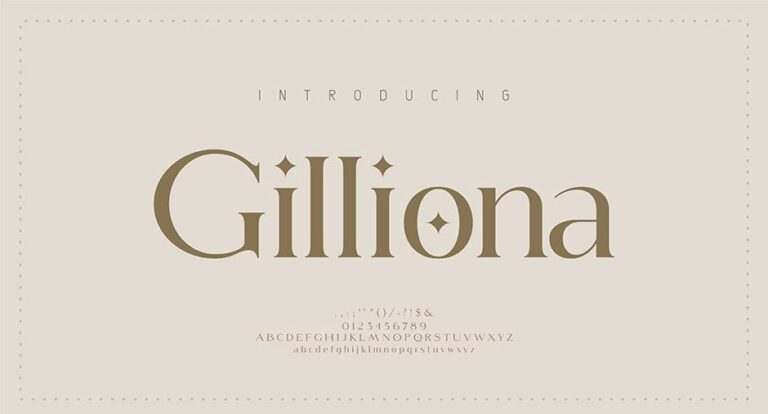 فونت پولی gilliona