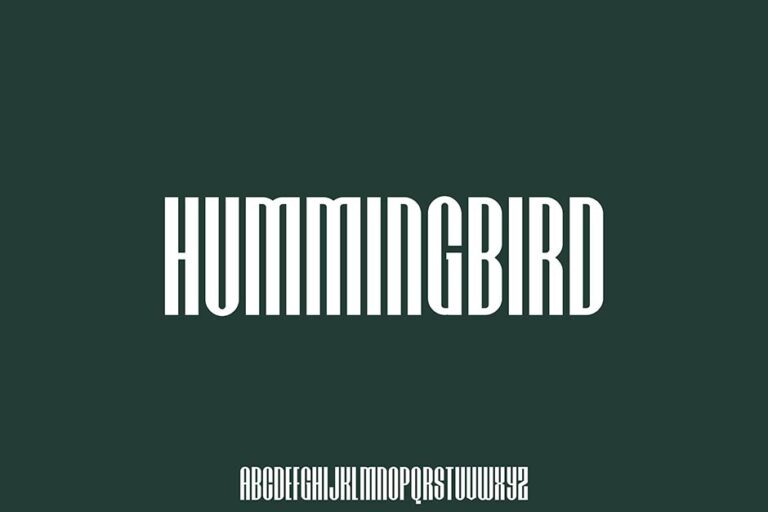 فونت پولی hummingbird