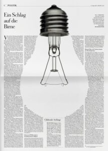 ایده تبلیغاتی گرافیک صفحه‌آرایی خلاقانه