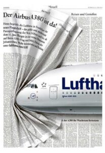 کمپین تبلیغاتی گرافیک روزنامه