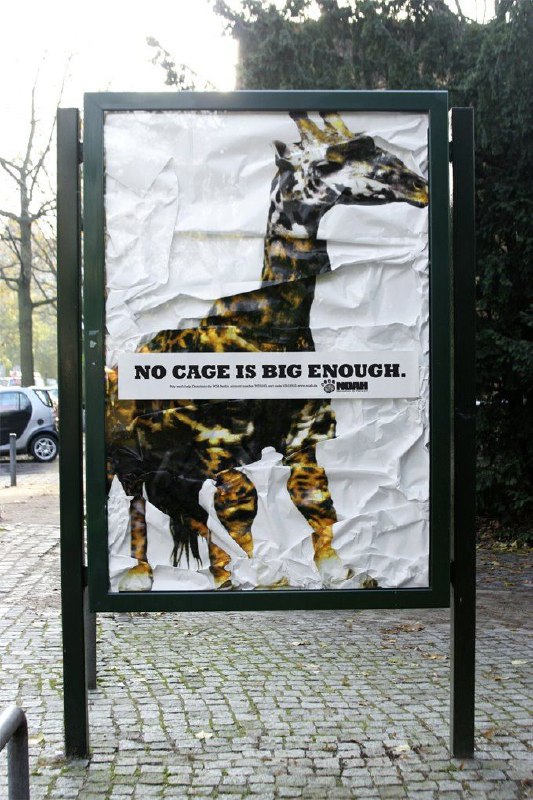 کمپین تبلیغاتی حمایت از جانوران در آکواریوم‌ها و باغ وحش‌ها
