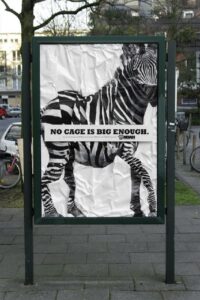 کمپین تبلیغاتی حمایت از جانوران در آکواریوم‌ها و باغ وحش‌ها
