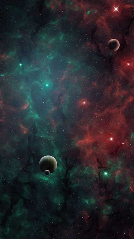 مجموعه تصویر زمینه سیاره ها و کهکشان ها برای گوشی و دسکتاپ
