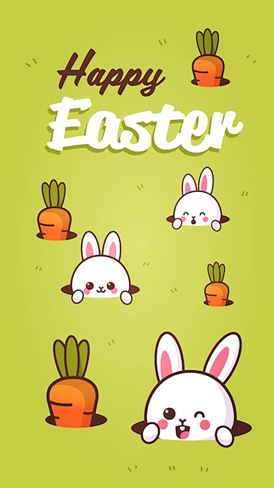 پوستر کارتونی خرگوش و هویج