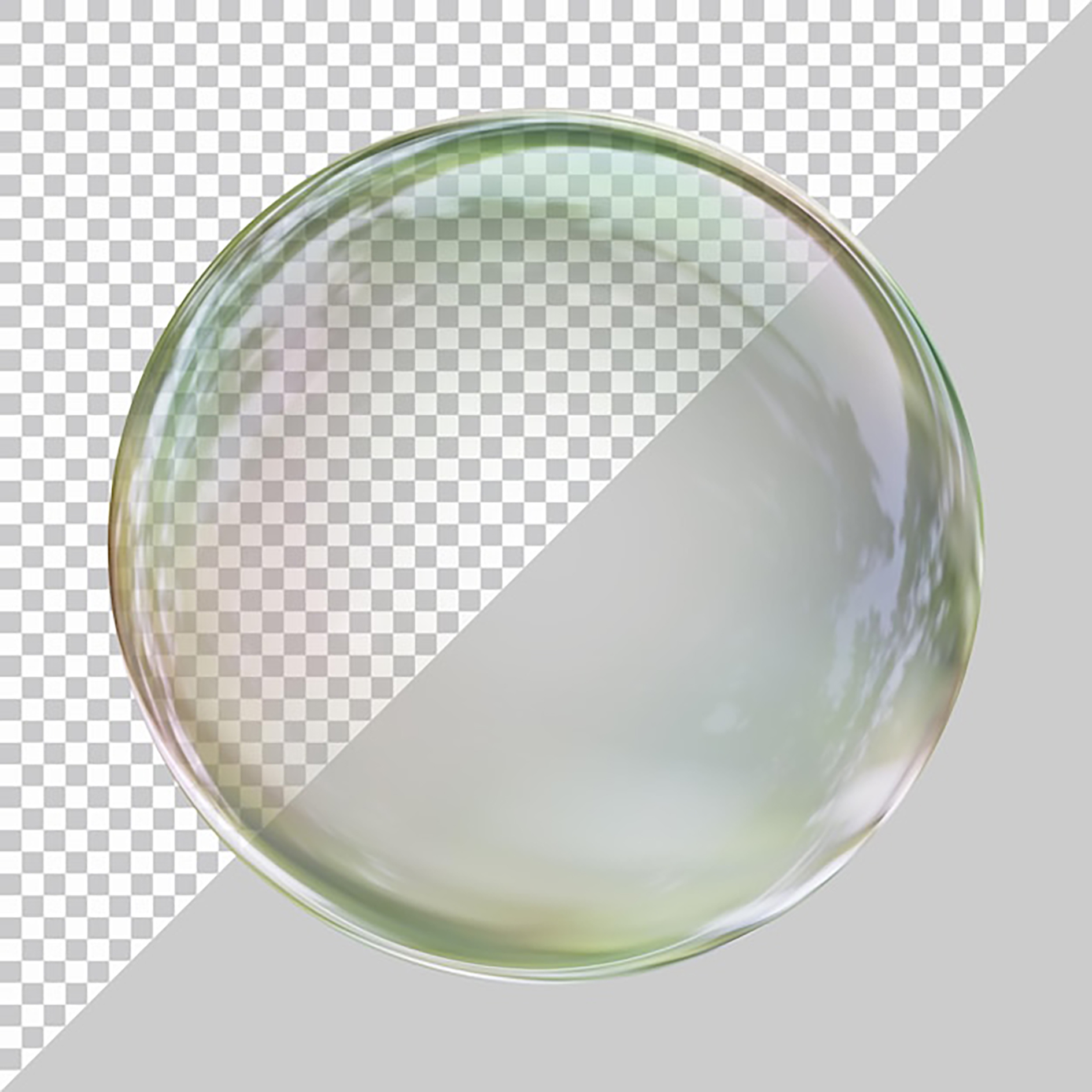 سه بعدی حباب دایره ای