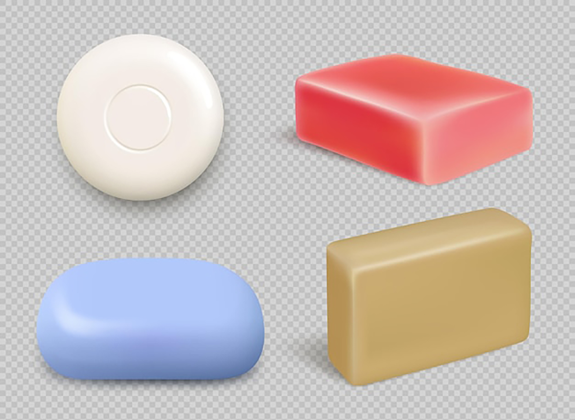 سه بعدی صابون های مختلف