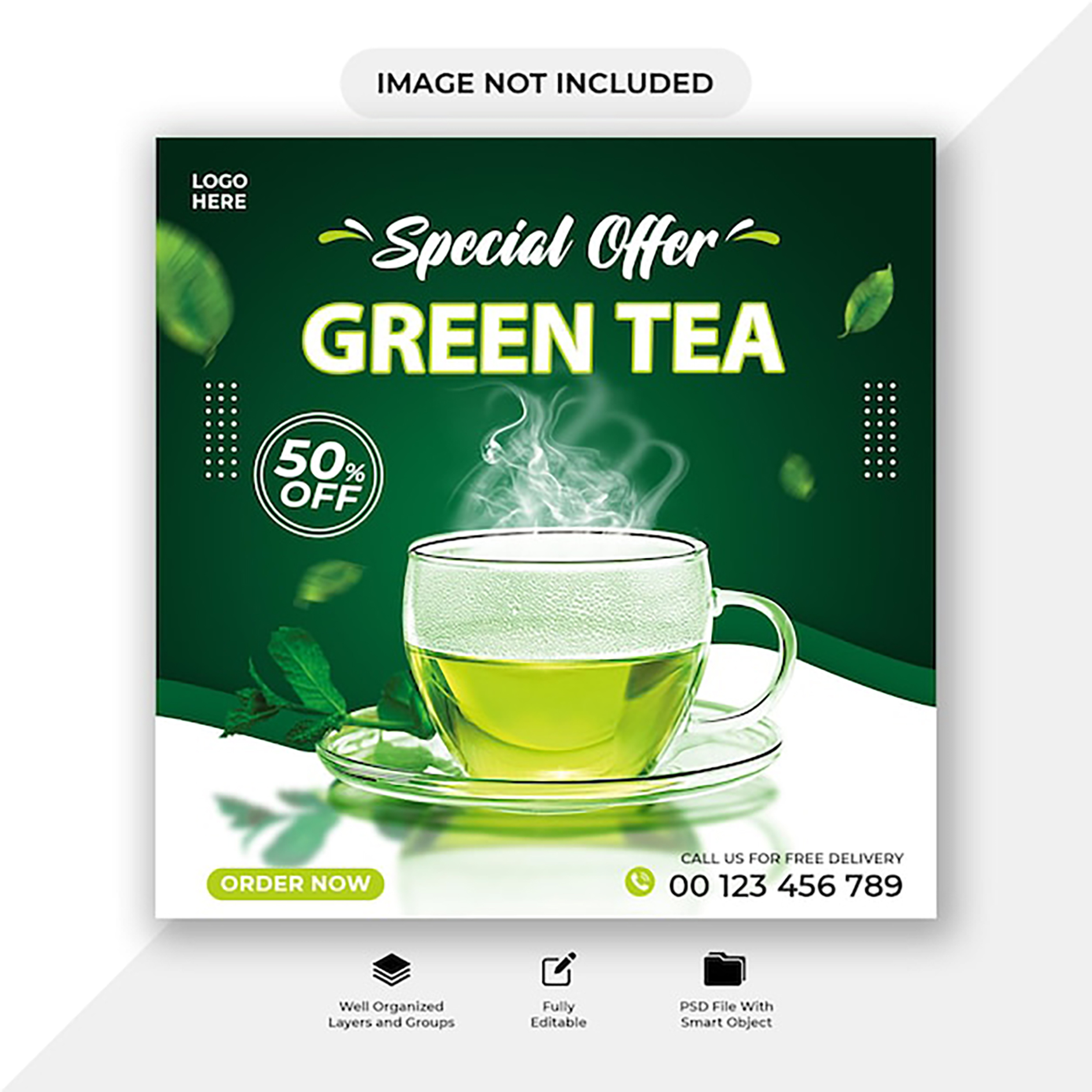 پست اینستاگرام فروش محصولات چای سبز
