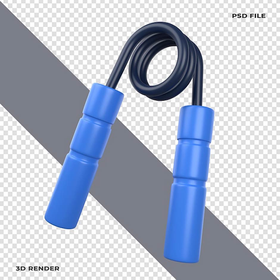 سه بعدی طناب آبی ورزشی
